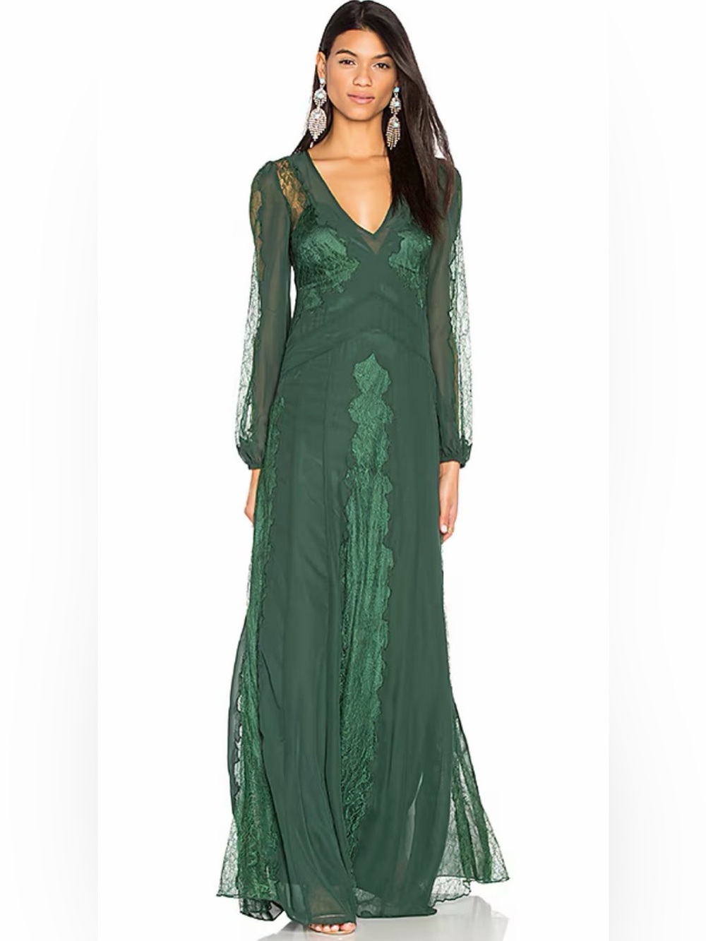 Stone Cold Fox Vermont Gown in Emerald Green